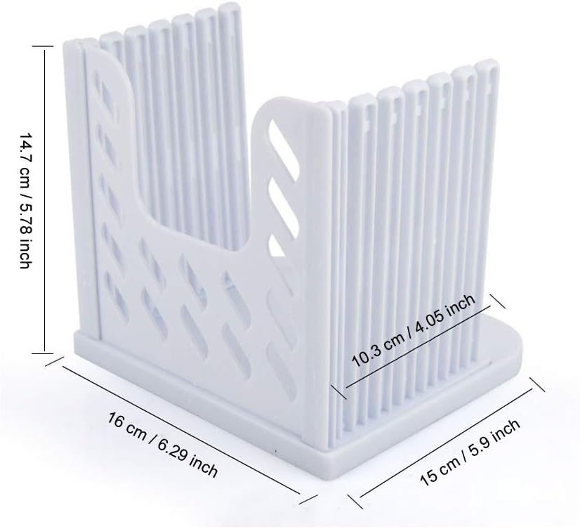 Adjustable Toast Slicer/ Cutting Guide for Homemade Bread, Plastic Bread Slicer Loaf for Slicing Bread Foldable Kitchen Baking Tools (White) Adjustable Toast Slicer/ Cutting Guide for Homemade Bread, Plastic Bread Slicer Loaf for Slicing Bread Foldable Kitchen Baking Tools (White)