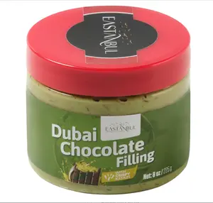 Eastanbul Dubai Chocolate Bar Mixture, 8oz, Dubai Chocolate Bar Pistachio Filling, Crispy Premium Kataifi and Pistachio Cream, Single Ingredient to Make Viral Candy, No Palm Oil