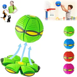 Magic Bouncing Ball 6-Light Dual Form – Pop up, Meta Ball Metaball Transforming Design – Flying Saucer Bouncy – Interactive Bouncing Balls for Parent-Child Interaction – Gift Pack