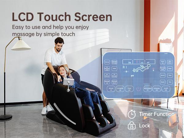 Real Relax 2024 massage chair F6 full body zero gravity SL-Track shiatsu recliner with heat Bluetooth foot roller APP control massage recliner comfort