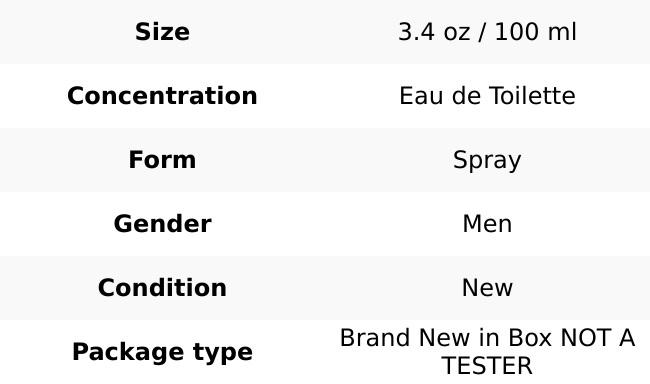 ETERNITY AIR by Calvin Klein 3.3 / 3.4 oz EDT Cologne for Men New In Box