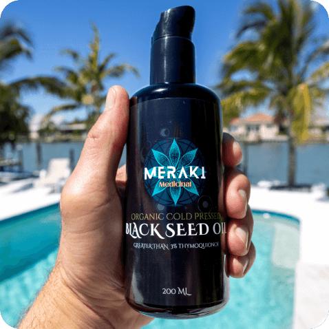 High Potency Cold-Pressed Organic Black Seed Oil with 3% Thymoquinone