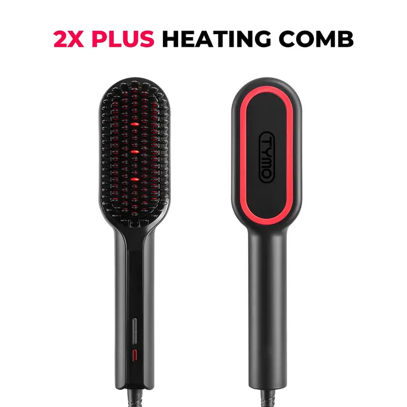 TYMO IONIC PLUS Hair Straightener Brush for All Hair Types  display picture 3