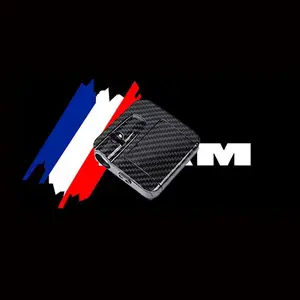 2pcs RAM Universal Carbon Fiber Door Welcome Lights - Stylish LED Door Projector Lights for RAM Models, Easy Installation, Durable Design, Enhances Vehicle Aesthetics - Perfect Upgrade for RAM Trucks & SUVs(Battery Not Included)