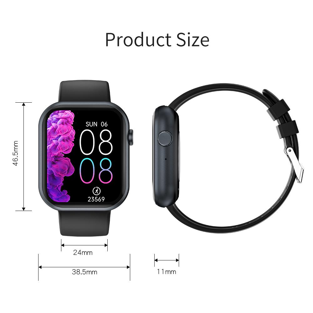 Aolon FOOM LITE Smartwatch with calculator function, IP68 waterproof, Bluetooth calling, unisex design, 1.83-inch wearable display, adjustable strap, compatible with iOS and Android. Aolon FOOM LITE Smartwatch with calculator function, IP68 waterproof, Bluetooth calling, unisex design, 1.83-inch wearable display, adjustable strap, compatible with iOS and Android.