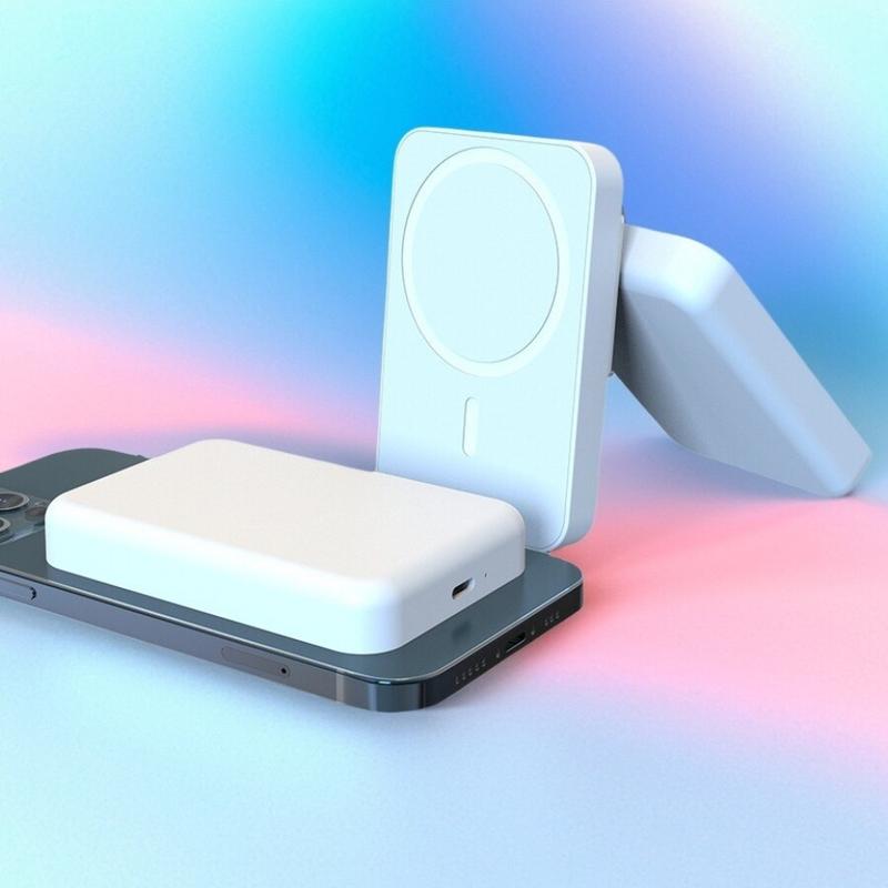 Still Ultra-Slim 10000mAh Magnetic Power Bank Wireless Portable Charger Fast Charging for iPhone 16/15/14/13/12/Plus/Pro Max Compact USB Type-C MagSafe Battery Pack Smartphone Chargeable