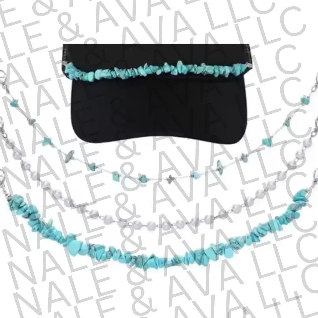 Turquoise Hat Chain Bundle (3 Chains)