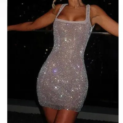 Lucinda Glitter Bow Mini Dress - TikTok Shop