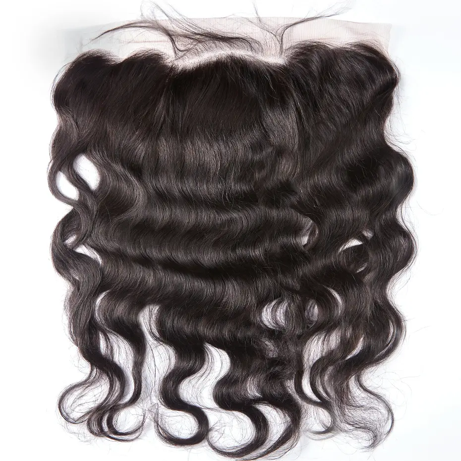 13x6 SKINLIKE Real HD Lace Frontal Only, Swiss Lace Vivid Pre-Plucked Natural Hairline Human Hair bpdy wave frontal