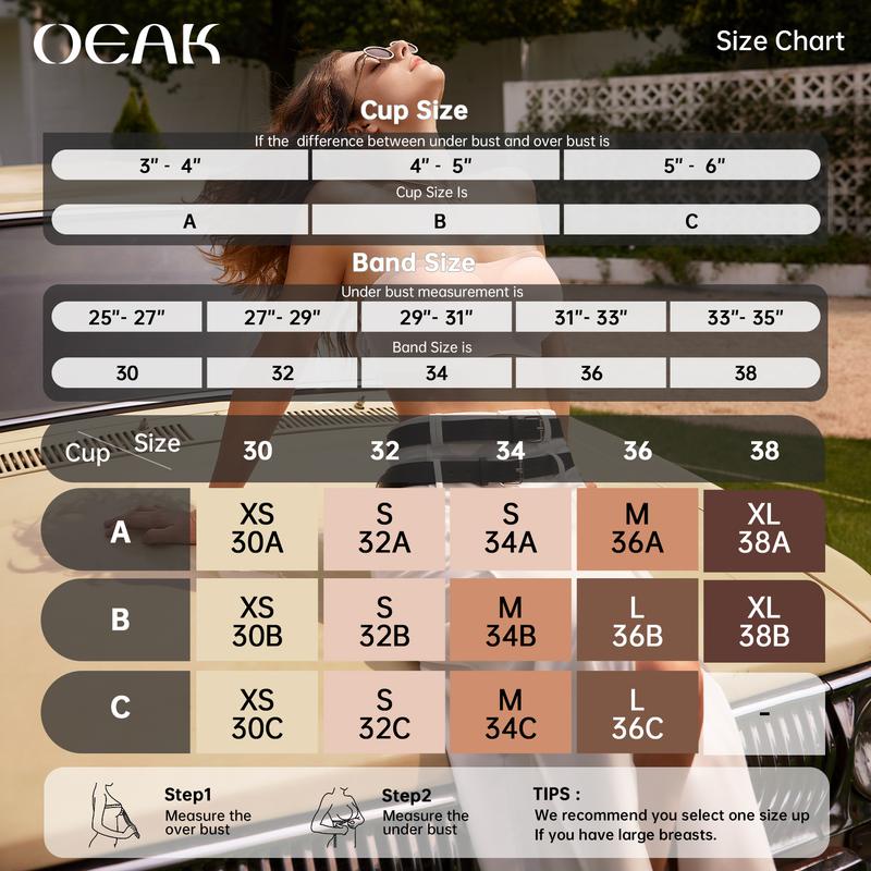 OEAK Womens Strapless Bras Push Up Bandeau Bra Non Slip Wireless Supportive Padded Bras Seamless Comfortable Tube Jelly Bra