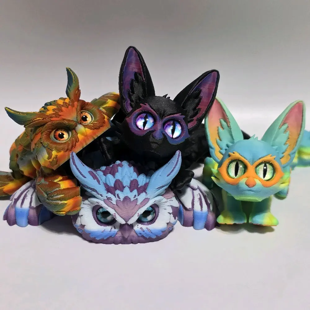 **LIVE** 1-300 - Choose Your 3D Creature Print Numbers - Articulated 3d Printed Items Decor Ornaments