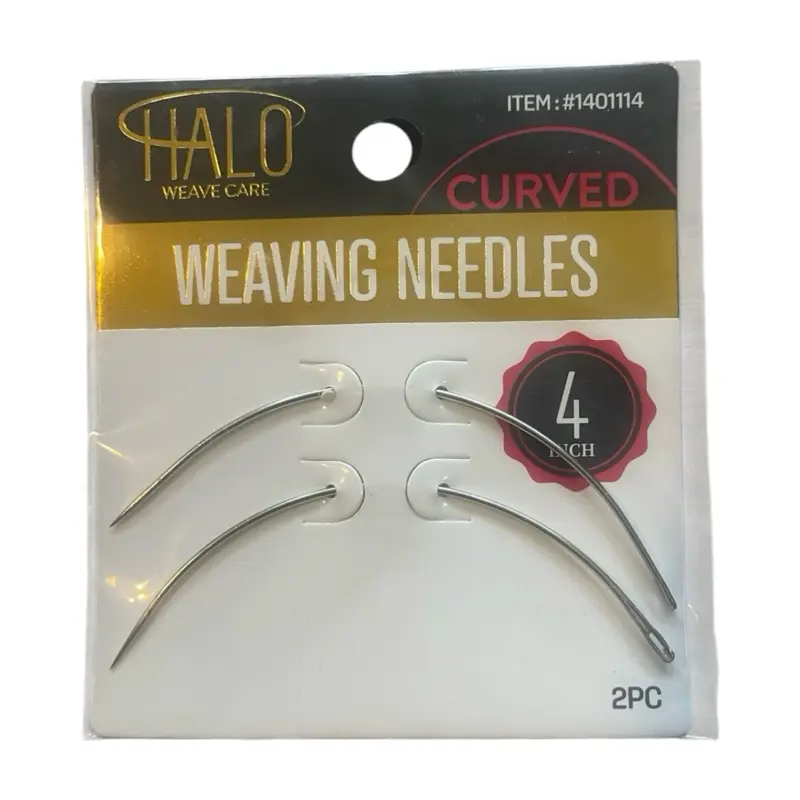 Halo Weave Care 4 Inch Curved Weaving Needles 2 PC