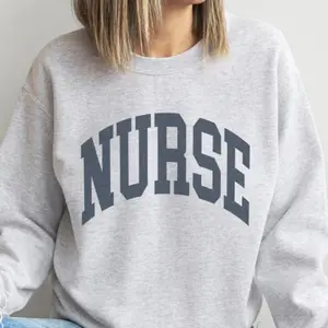 Vintage Style Nurse Sweatshirt, RN Crewneck