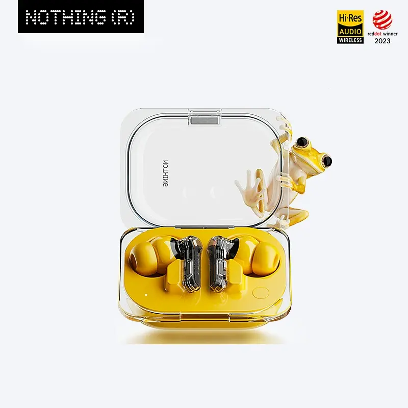 NOTHING Ear (a) Electronic Wireless Bluetooth Earbuds - 45dB Hybrid Active Noise Cancellation, ChatGPT Integration, Hi-Res Audio, Advanced Equalizer, Low Lag, Dual 2-Device Connect, 6 Mics, 42.5H Playtime, summerwins tiktokshopbacktoschool, Earbuds Headph