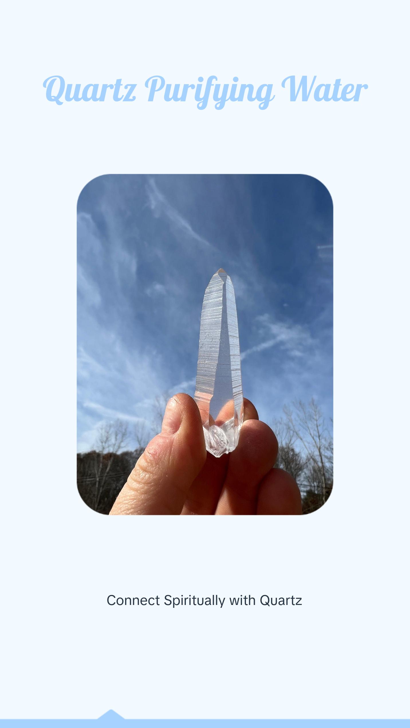 Lemurian Seed Quartz Crystal Point - Natural Healing Stone