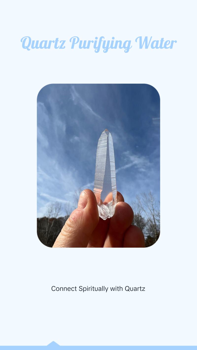 Lemurian Seed Quartz Crystal Point - Natural Healing Stone Lemurian Seed Quartz Crystal Point - Natural Healing Stone
