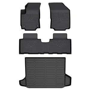COLANAT for GMC Terrain 2018-2024 (Gas Only - Not Diesel/2025+) Floor Mats & Cargo Liner Set, Fits 5-Seater FWD/AWD All-Weather Waterproof Odorless Laser Scanned Heavy Duty Non-Slip Car Mats Accessories