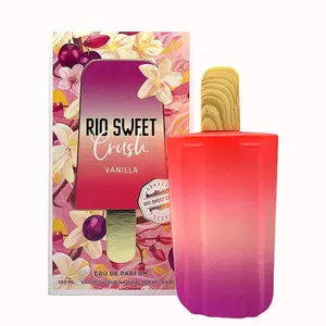 Rio Sweet Crush Vanilla Women's Perfume Eau De Parfum 3.4 Fl Oz Long Lasting Fragrance with Vanilla Sweet Fruity Powdery Woody & Musky Scent