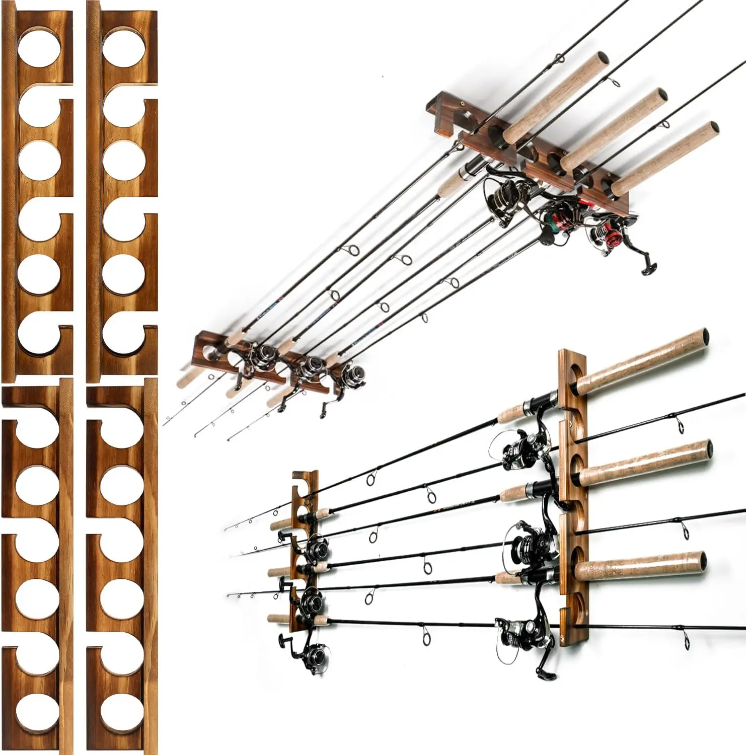 Holds Up to 12 Rods Fishing Pole Rod Racks Wall or Ceiling Mounted Fishing Pole Rod Holders for Garage Storage Organizer Fishing Gear Equipment for Men Women - TikTok Shop Holds Up to 12 Rods Fishing Pole Rod Racks Wall or Ceiling Mounted Fishing Pole Rod Holders for Garage Storage Organizer Fishing Gear Equipment for Men Women - TikTok Shop