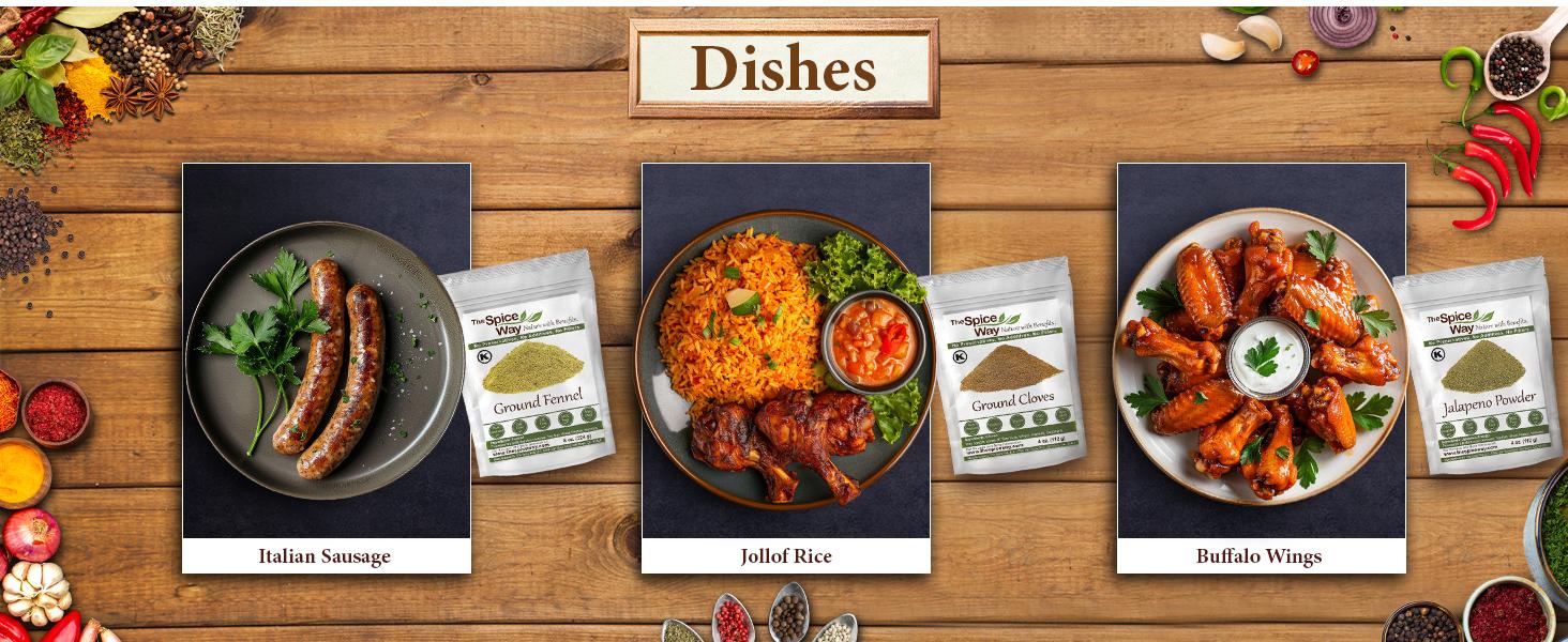 The Spice Way Ground Dried Rosemary Powder - Pure & Natural Flavor from Premium Rosemary Leaves - Salt-Free, Oil-Free, Non-GMO Seasoning