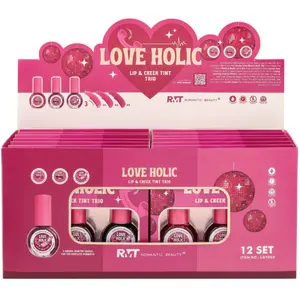 Sets Labial y Mejilla Love Holic Romantic Beauty - Venta al por Mayor Display 12 Sets (LG7050)