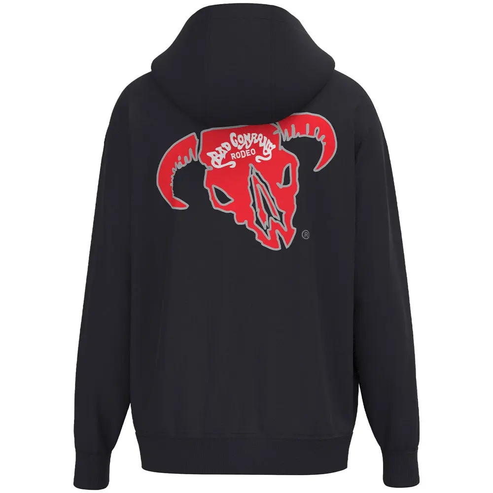 Bad Company Rodeo Hoody Black w/Red & White Logo
