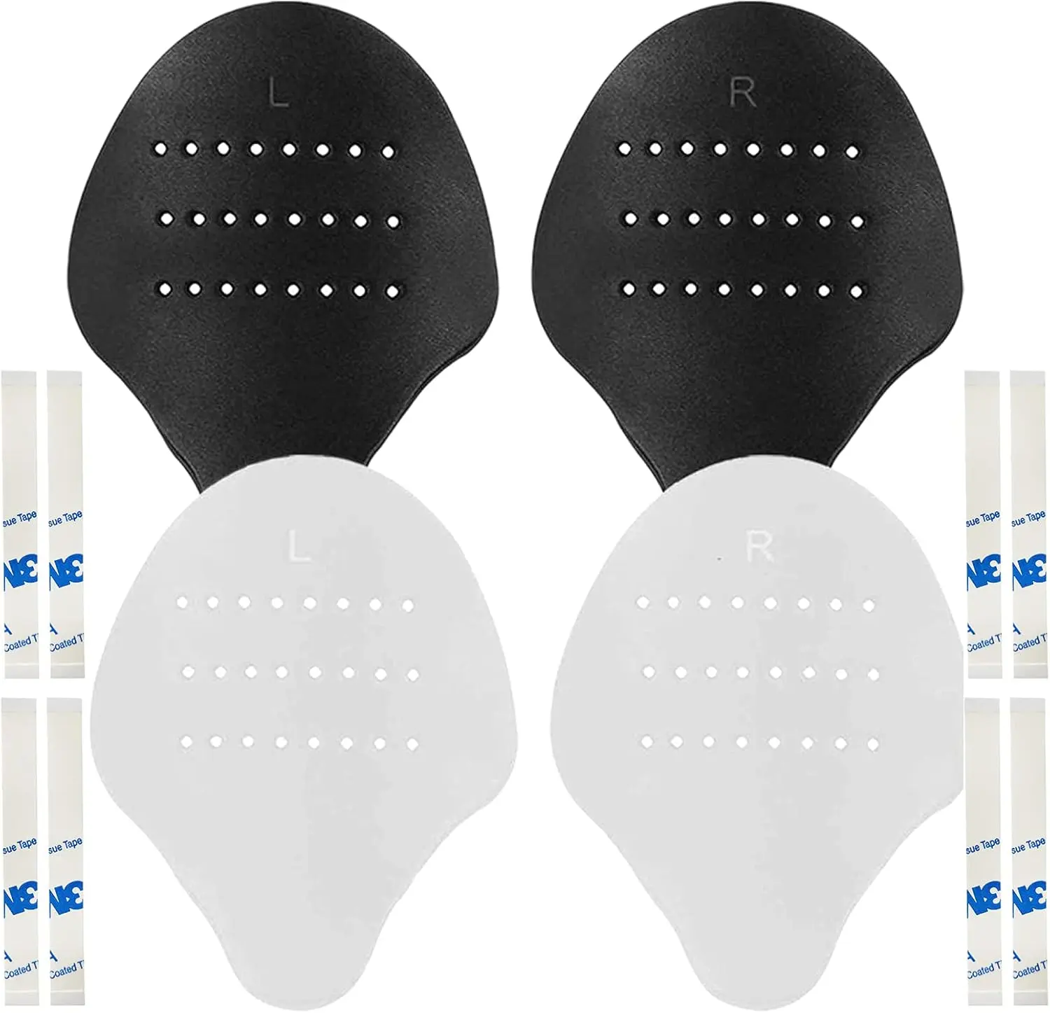 Shoe Creases Protector 2 Pairs Toe Box 2.0 Upgraded Anti-Wrinkle Sport Shoe Creases Soft Material Comfortable Shoe