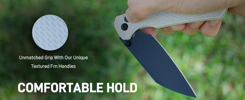 CJRB Pyrite-Light Pocket Folding Knife - 3.34'' AR-RPM9 Steel Blade, EDC Knife with Pocket Clip for Camping, Hiking, Survival Tools and Survival Gear