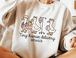 Labor and Delivery Nurse Shirt Funny Silly Goose Nurse Cute Appreciation Medical Gift for Her NICU
