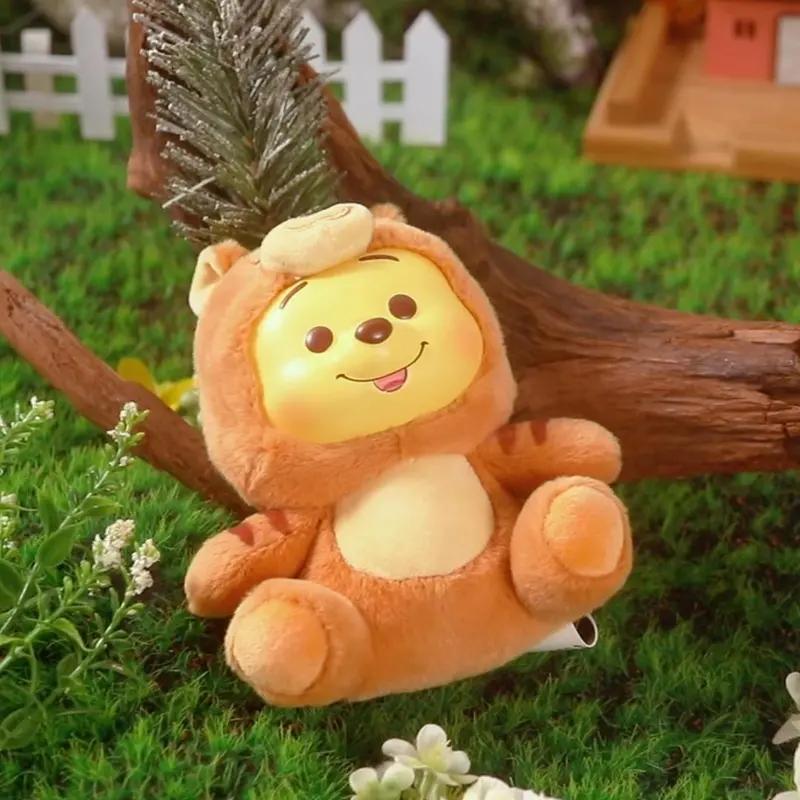 Disney Winnie the Pooh Series Mischievous Party Vinyl Plush Mystery Box,Plush Pendant Blind Box,Cute Keychain Plush Toy, Cute Collectible Figure with Snap Strap for Bags, Toys, and Gifts,Gift for Adults,Teen or Kids(Height 8.46")