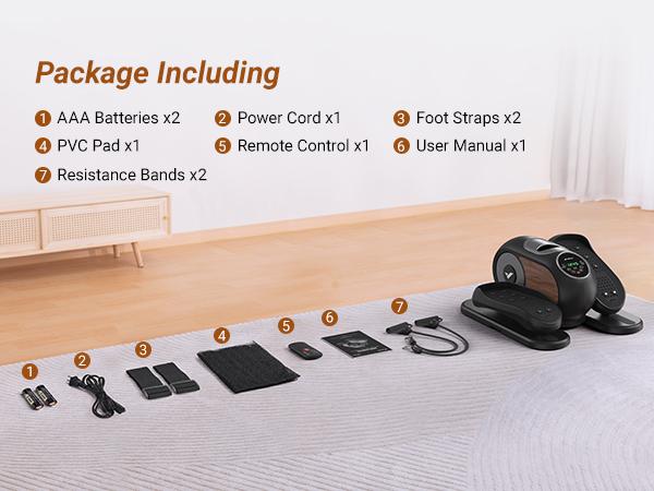 Merach Under Desk Elliptical Machine, Leg Exerciser While Sitting for Seniors with Remote Control & 12-Speeds,Quiet Portable Electric Seated Pedal Exerciser Machine for Home Office Merach Under Desk Elliptical Machine, Leg Exerciser While Sitting for Seniors with Remote Control & 12-Speeds,Quiet Portable Electric Seated Pedal Exerciser Machine for Home Office