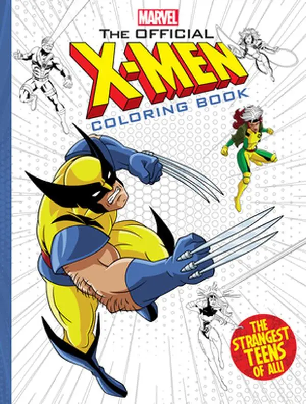 The Official X-Men Coloring Gift Book - Scholastic, Paperback, Illustrated Activity Book for Children's Literature & Art Enthusiasts, 100% Official