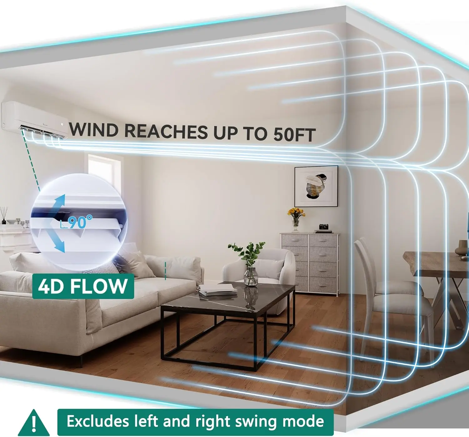 YITAHOME 12000/18000/24000 BTU Mini Split Air Conditioner Heat Pump ...
