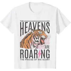 The Heavens Are Roaring Tshirt, Bible Verse Shirt, Religious Shirt, Christian Shirt, 80s Faith Shirt, 90s Aesthetic Clothing