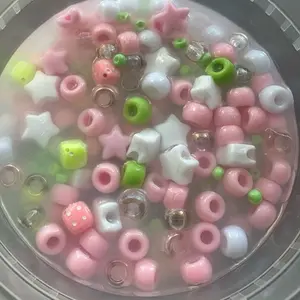 Pluckies Colorful Silicone Bead Mix with Fun Charms & Unique Designs for Crafting Jewelry Making Stress Relief America