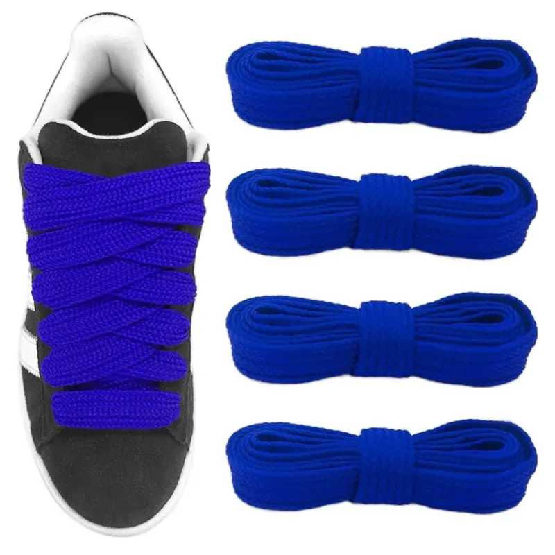 Thick 3/4" Width Flat Athletic Sneaker 54 Inch Shoelaces Footwear Casual