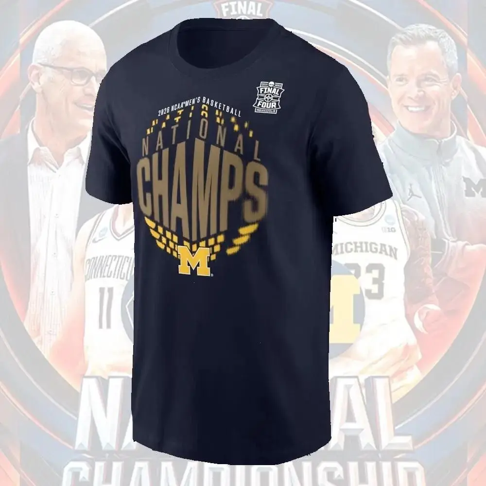 Michigan 2026 Men's Basketball National Champions Locker Room