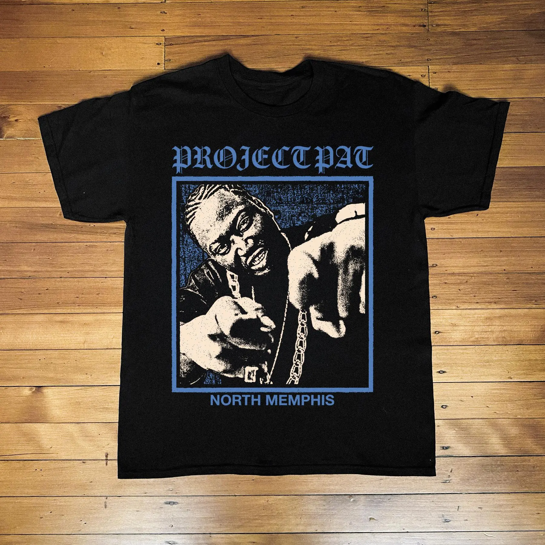 Project Pat North Memphis Black T-Shirt Unisex Fashion Clothing For Men & Women