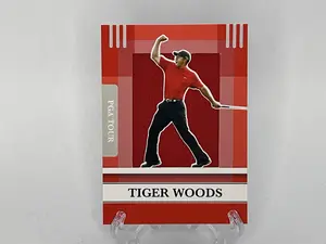 Tiger Woods Sunday Red Polo Patch Card – Limited Edition