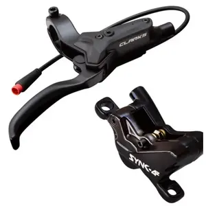 Clarks SYNC-4E – Powerful 4-Piston EBike Hydraulic Brake System with Motor Shut Off