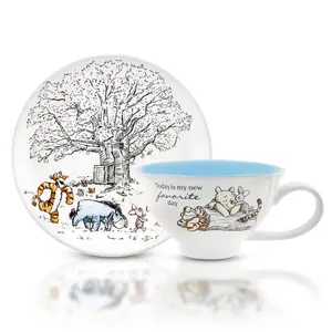 Disney Winnie The Pooh And Friends Ceramic Teacup and Saucer Set