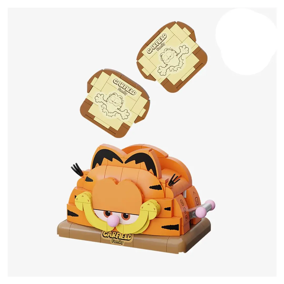 Pantasy Garfield Fantastic Machines Series Collectible Building Toy, Character Figure - Toaster, Character Figures