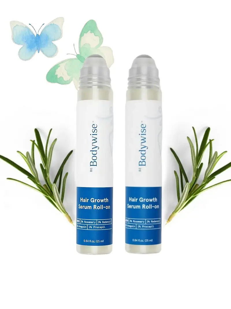 2xBe Bodywise Rosemary Hair Growth Serum 25ml – 3% Rosemary, 3% Redensyl & 2% Again | DHT-blocking scalp serum that promotes oxygen flow and reduces hair loss | Paraben/Sulfate-free | For women and men