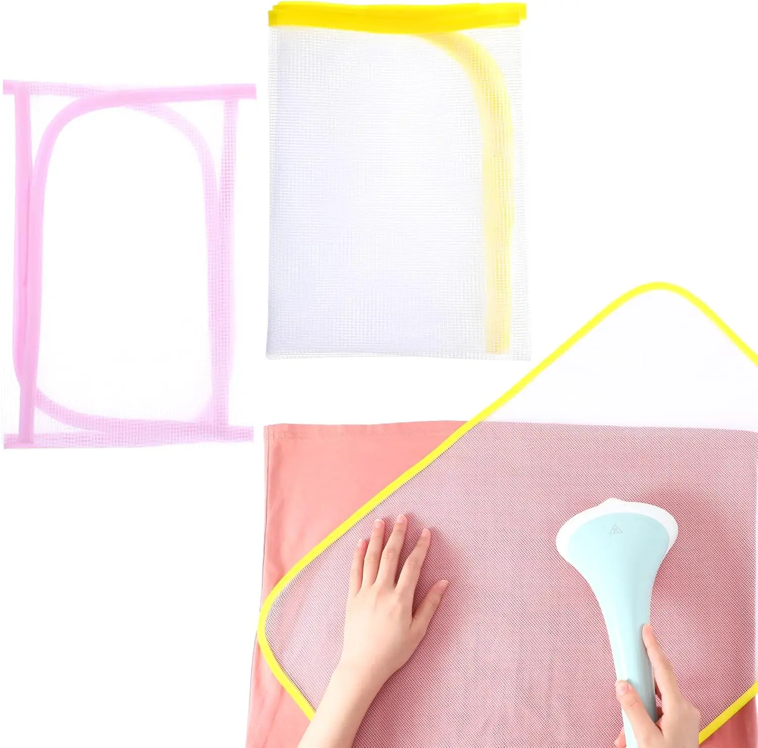 2 Pack Protective Ironing Cloth Scorch-Saving Ironing Protector Insulation Pad Heat Resistant Pressing Clothes for Sewing and Ironings Fabric Protector Insulation Pad