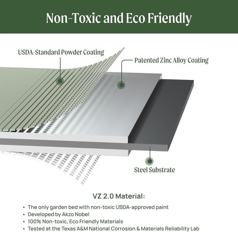 Rolling Elevated Raised Garden Bed V Series 2' x 4' with Legs & Storage Rack for Patio Porch 700 Lbs Capacity Outdoor Planter Box for Vegetables Flowers Herbs Heavy Duty Planter Pot Plant Stand