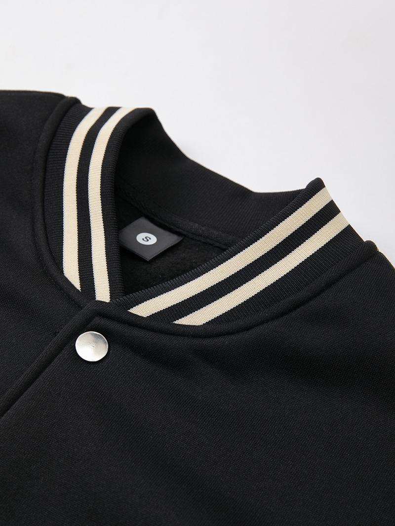 Men's Baseball Jacket Polyester Durable Wind-Resistant Orange & Apricot Colorblock Money, BOY, Rabbit, "$" Graphic Varsity Coat Y2K Vintage Retro Classic Old-School Casual Sports SWAG Streetwear Light Fleece-Lined Winter Jacket Trendy Gift for Boyfriend