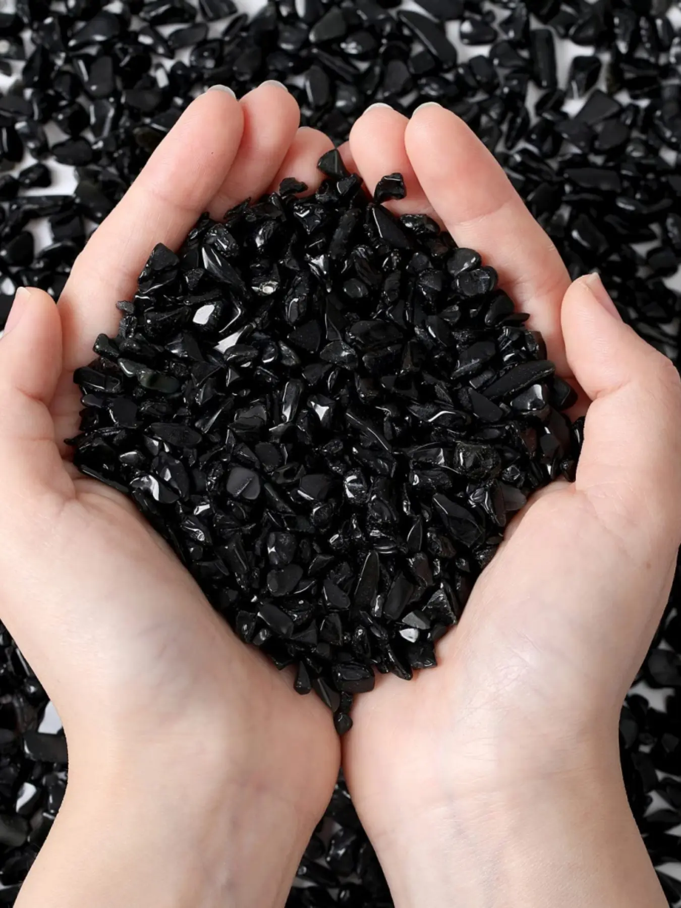 Natural Obsidian Crushed Stone, Quartz Crystal Decorative Gravel, Ice Obsidian Crushed Stone, Obsidian Crystal Crushed Stone, Crystal Pebble, Natural Crystals, Crystal Decorative Stones