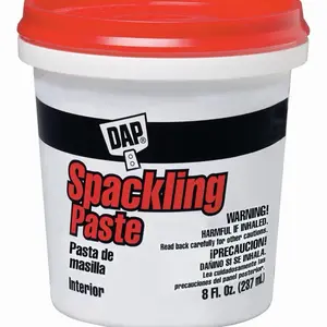 DAP Spackling Paste 8 Fl Oz Interior Paste de Masilla for Smooth Finishing