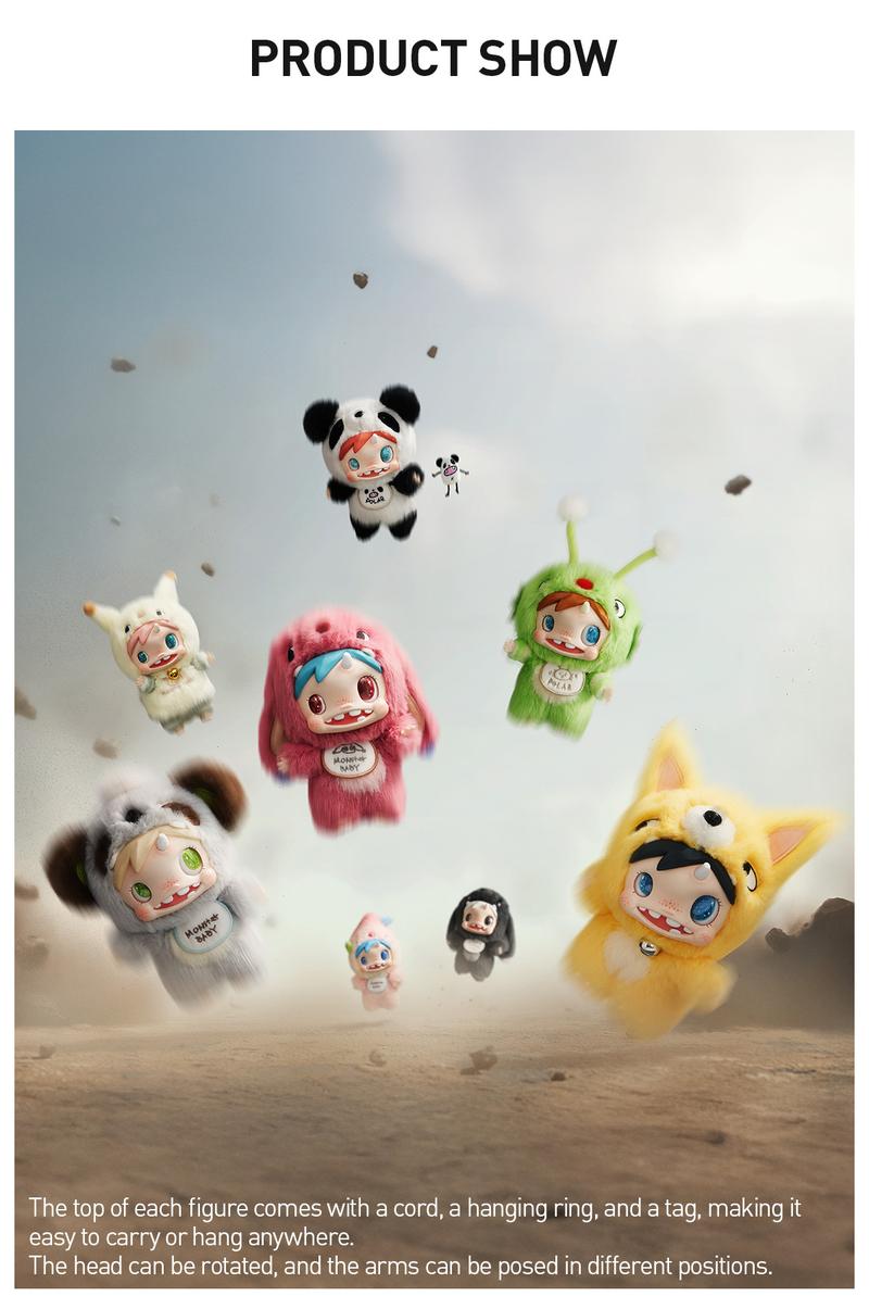 POP MART POLAR-Monster Baby Collection Series Plush Pendant Ver.1