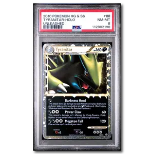 PSA 8 Tyranitar Holo HG & SS Unleashed PRIME